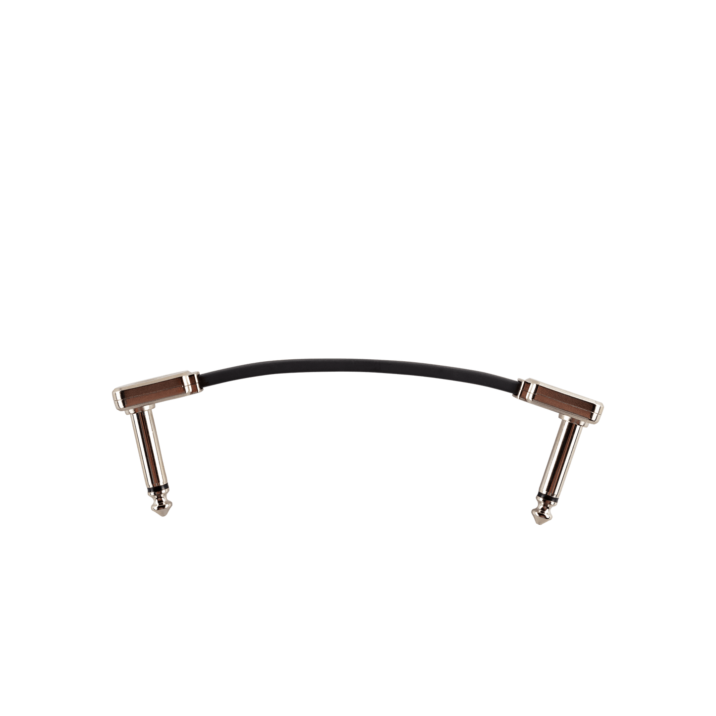 ernie ball eeb 6225 flat ribbon patch cable 7.5 cm black angled angled