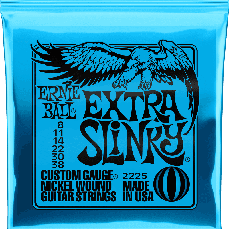 ernie ball extra slinky electric guitar strings 8-38