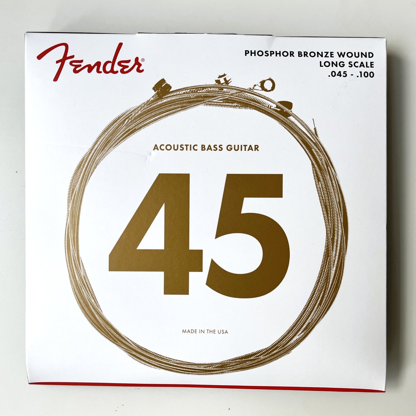 fender acoustic bass strings phosphor bronze 45-100