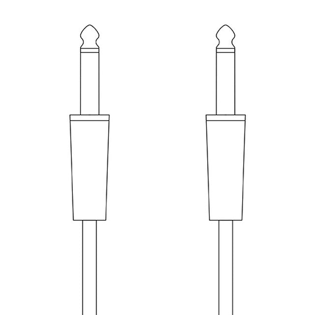 KAMINARI Ukulele Cable SS  plugs