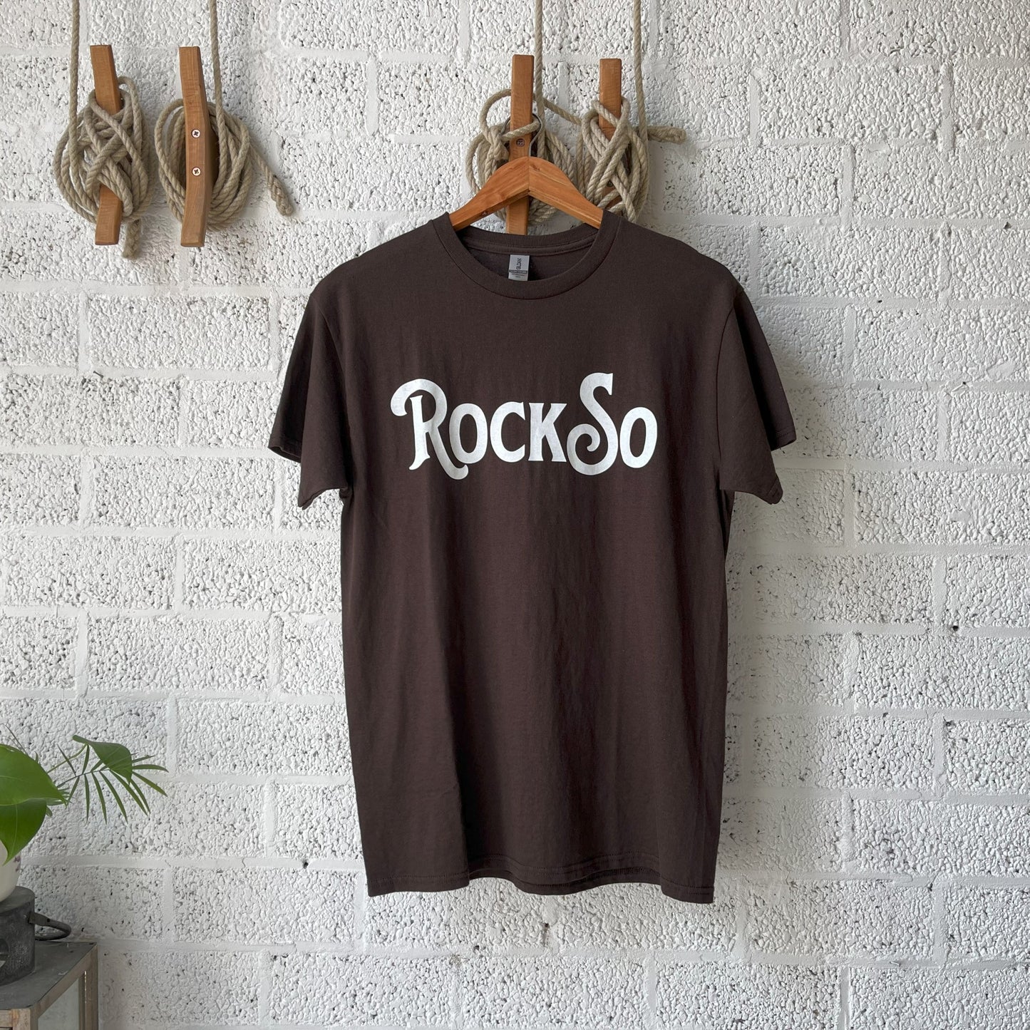 RockSo T-Shirt Chocolate Size M