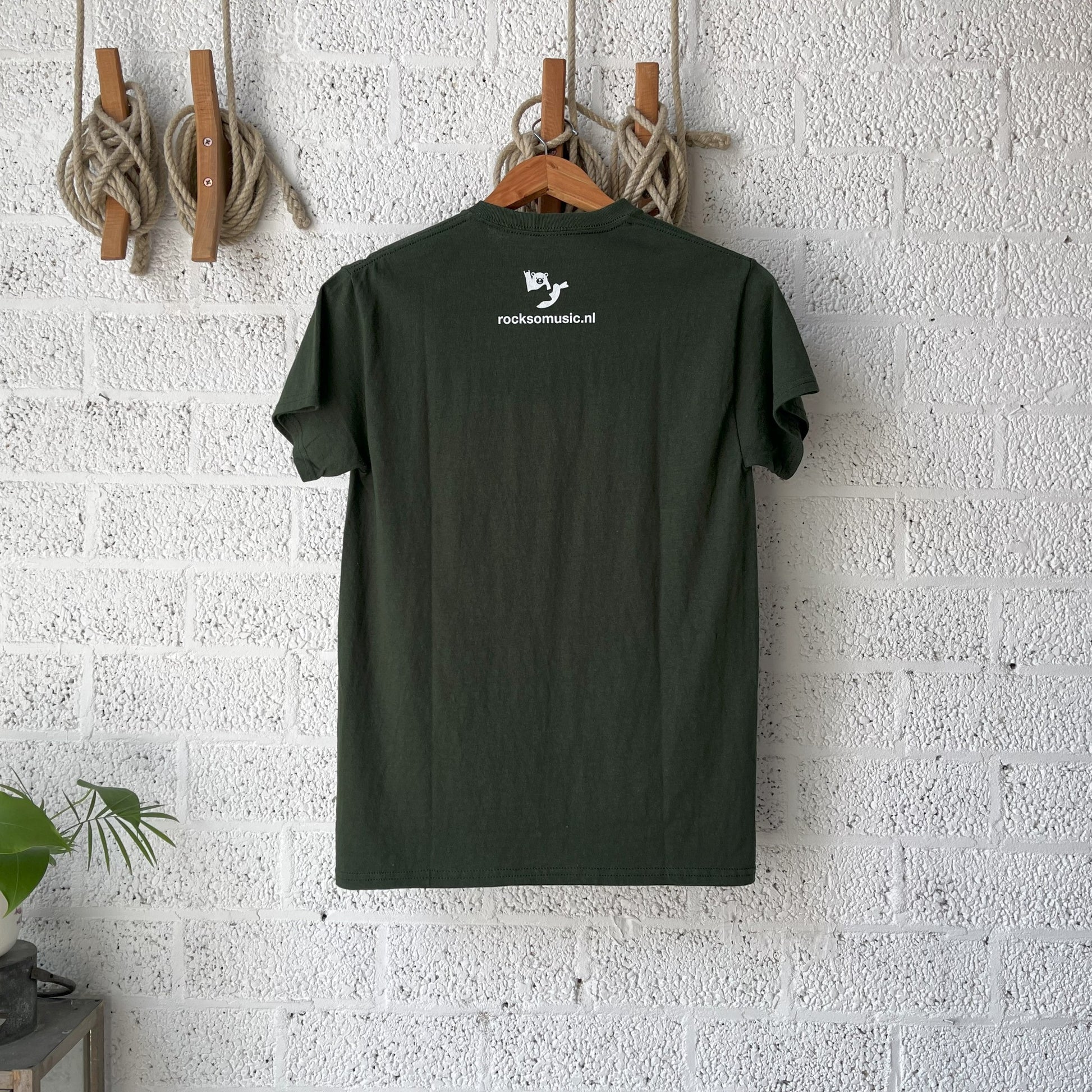 RockSo T-Shirt Forest Green Size S back
