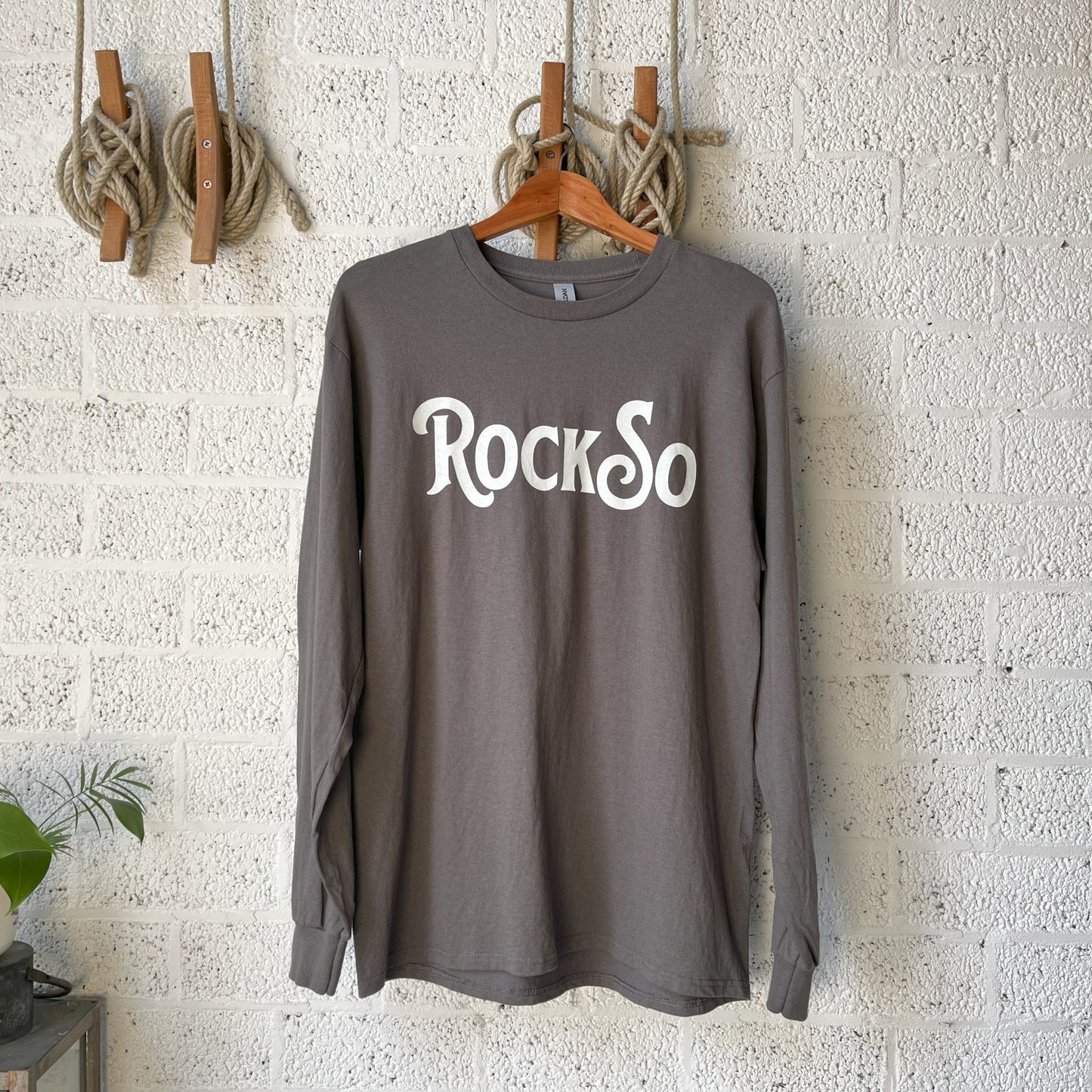 RockSo T-Shirt Long Charcoal Size L