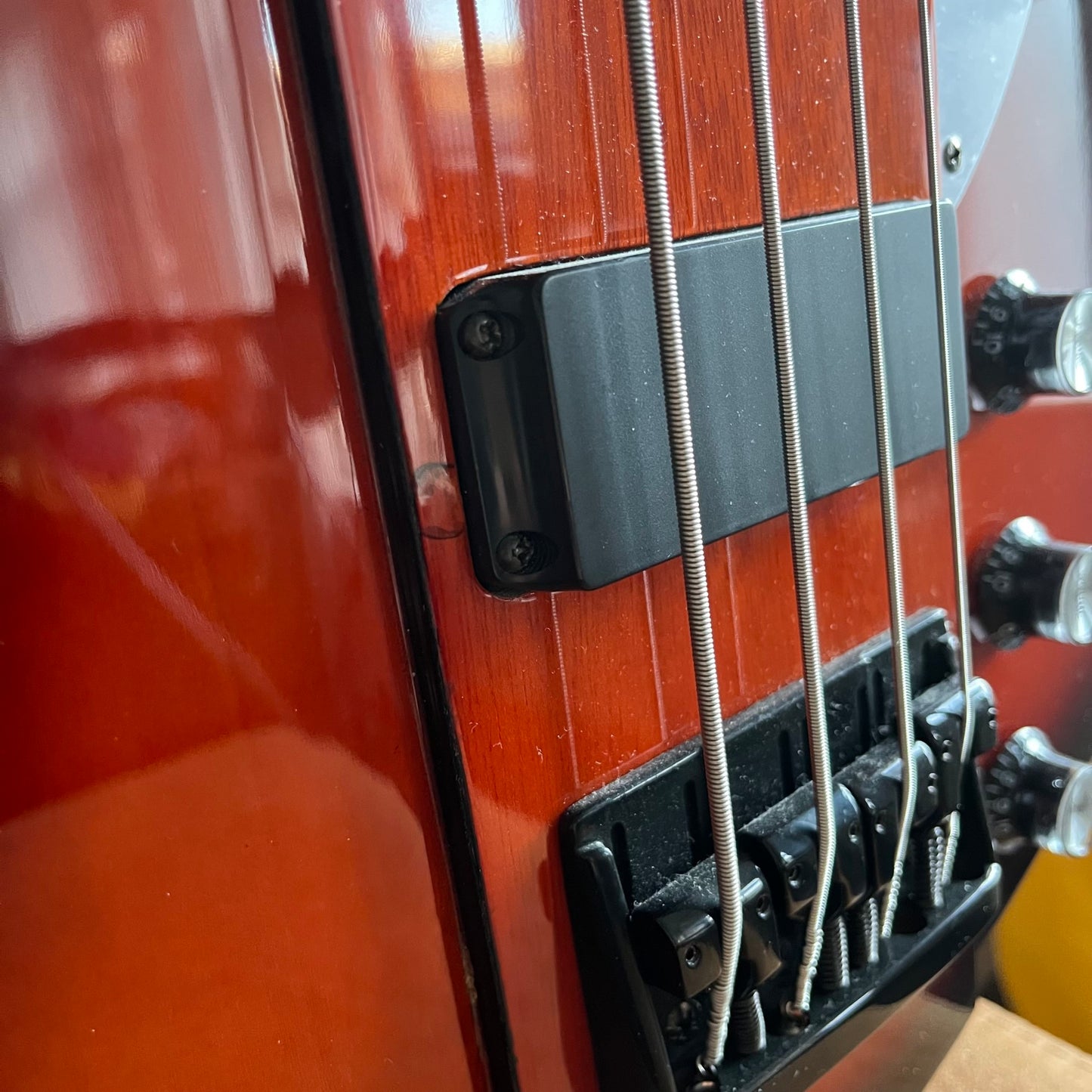 Tokai TB48 T-Bird Bass blemish front