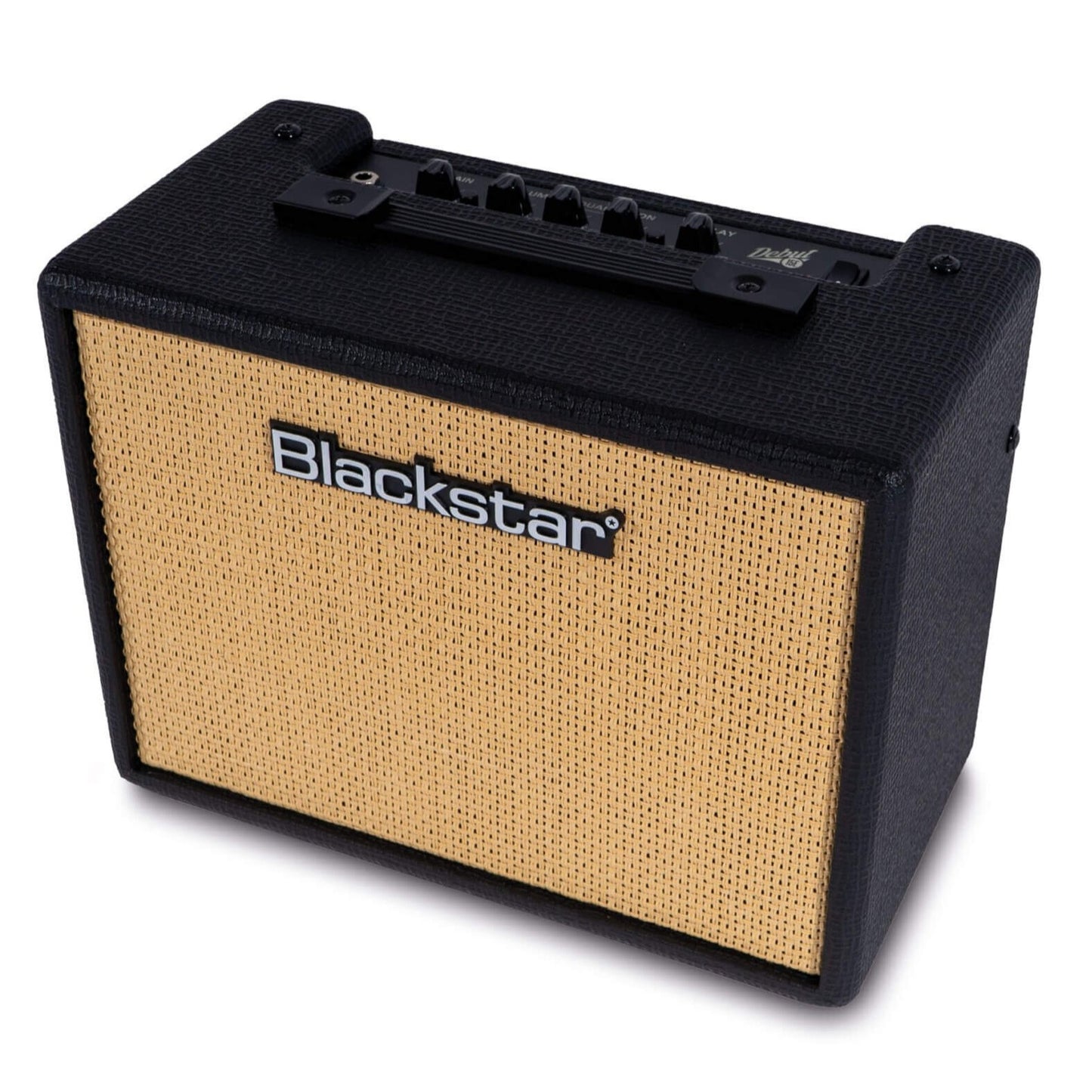 blackstar debut 15e electric guitar amplifier black right angle