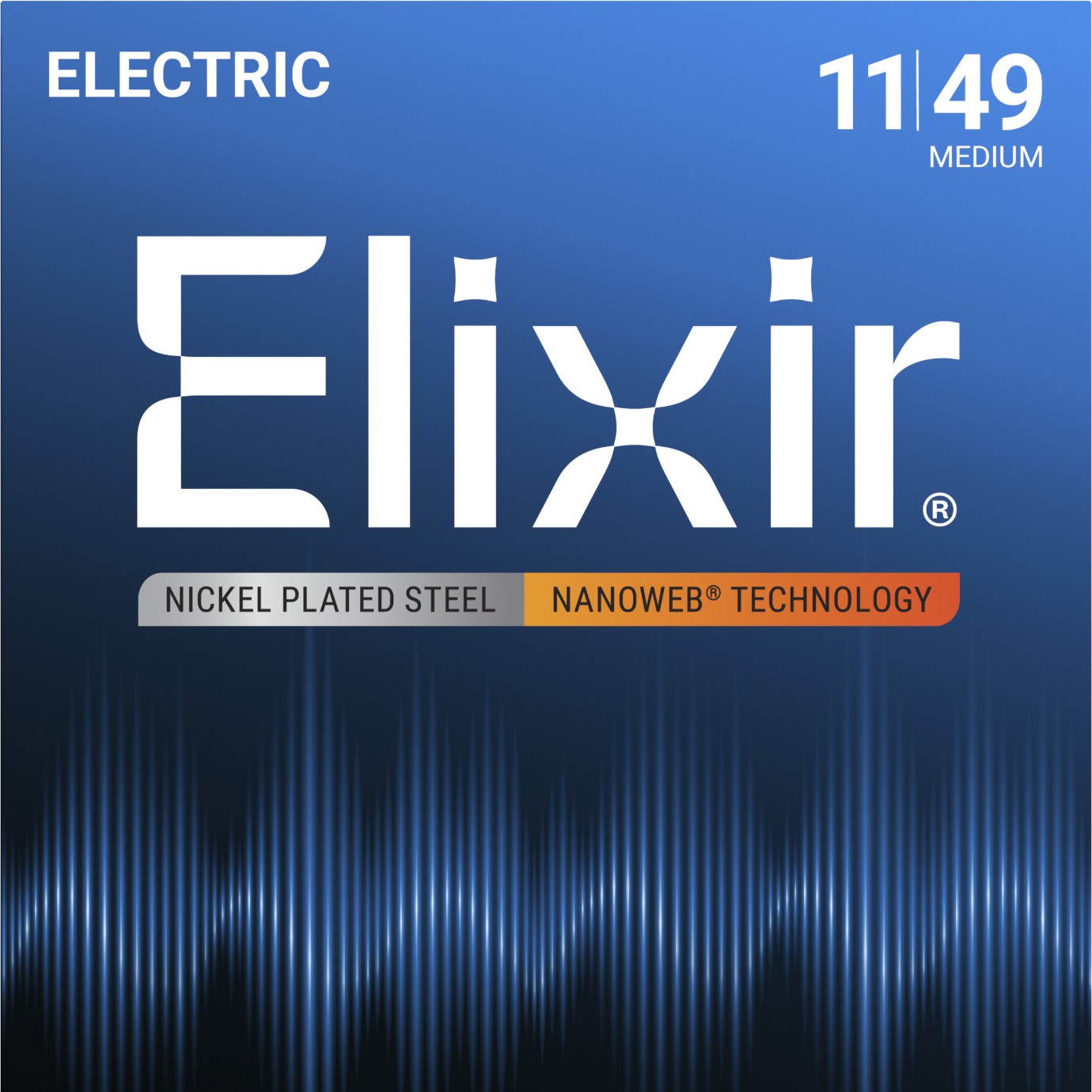 elixir nanoweb electric guitar strings 11-49
