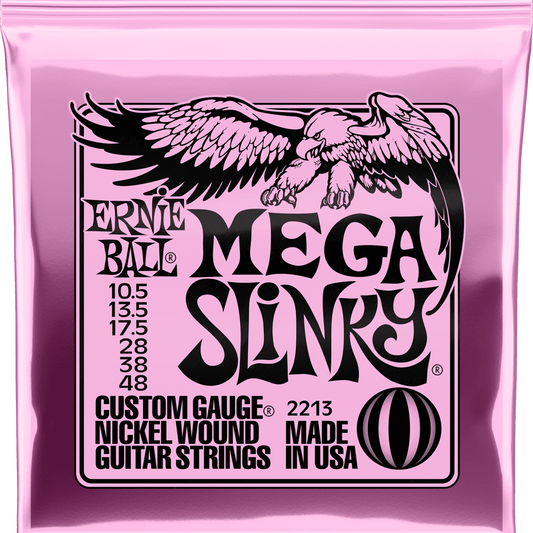 ernie ball mega slinky electric guitar strings 10.5-48
