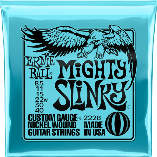 ernie ball mighty slinky electric guitar strings 8.5-40