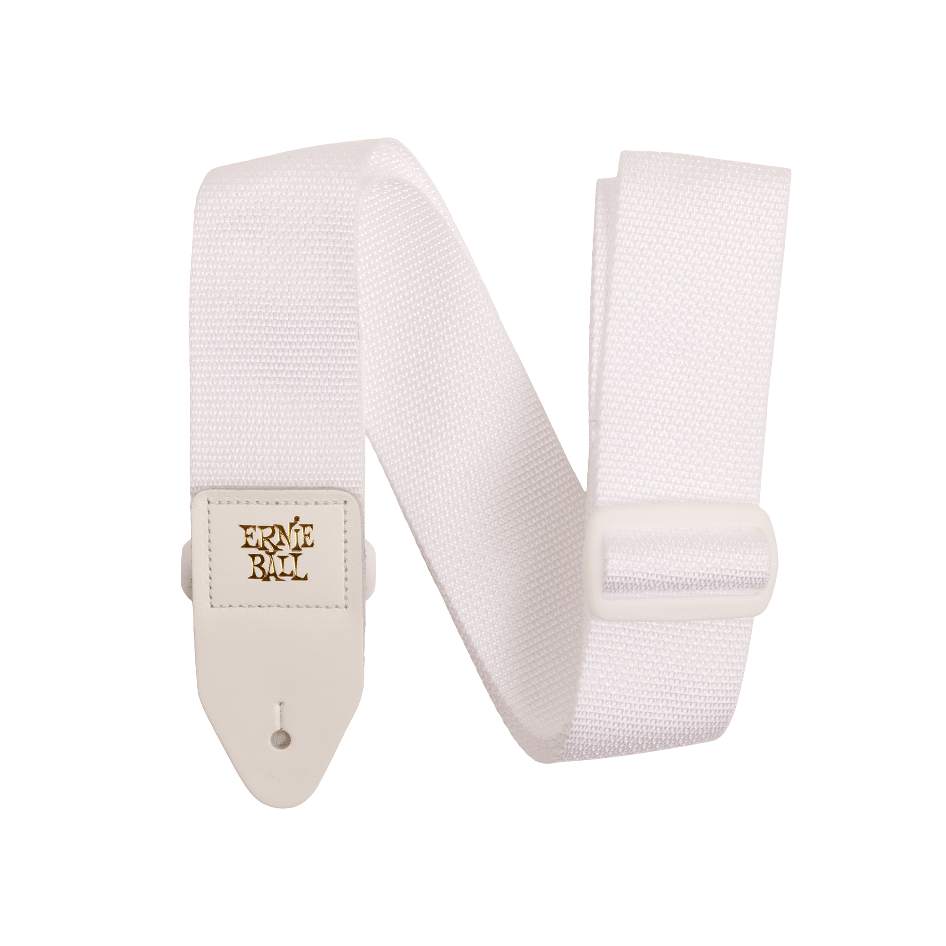 ernie ball polypro strap 5350 white white