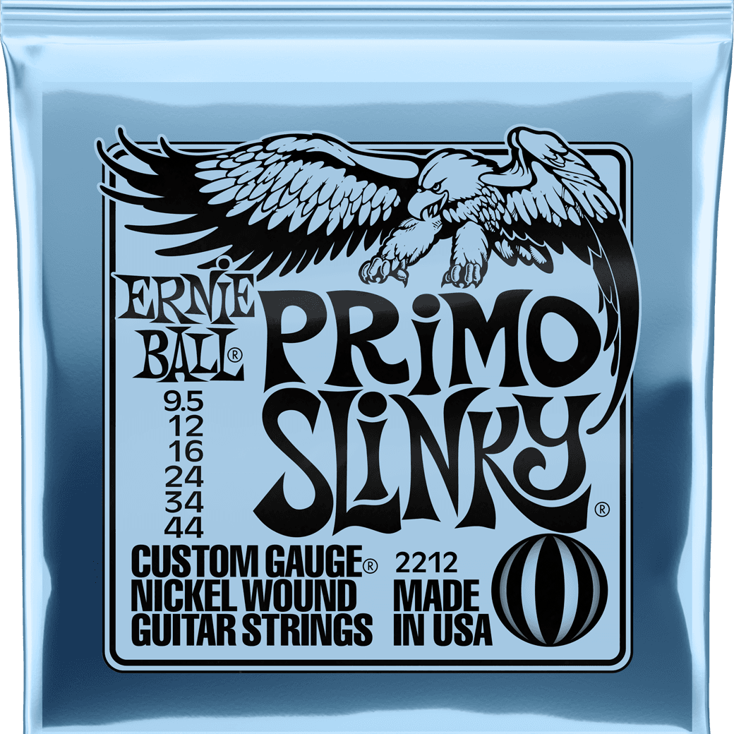ernie ball primo slinky electric guitar strings 9.5-44