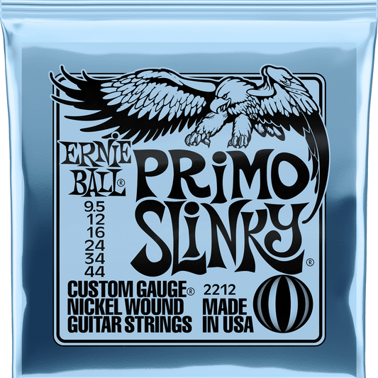 ernie ball primo slinky electric guitar strings 9.5-44