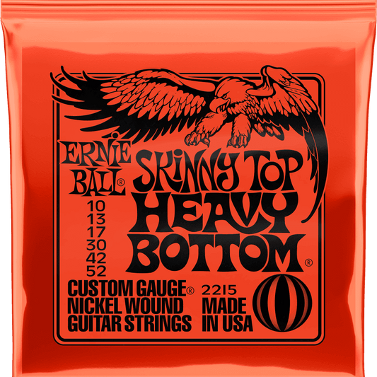 ernie ball skinny top heavy bottom electric guitar strings 10-52
