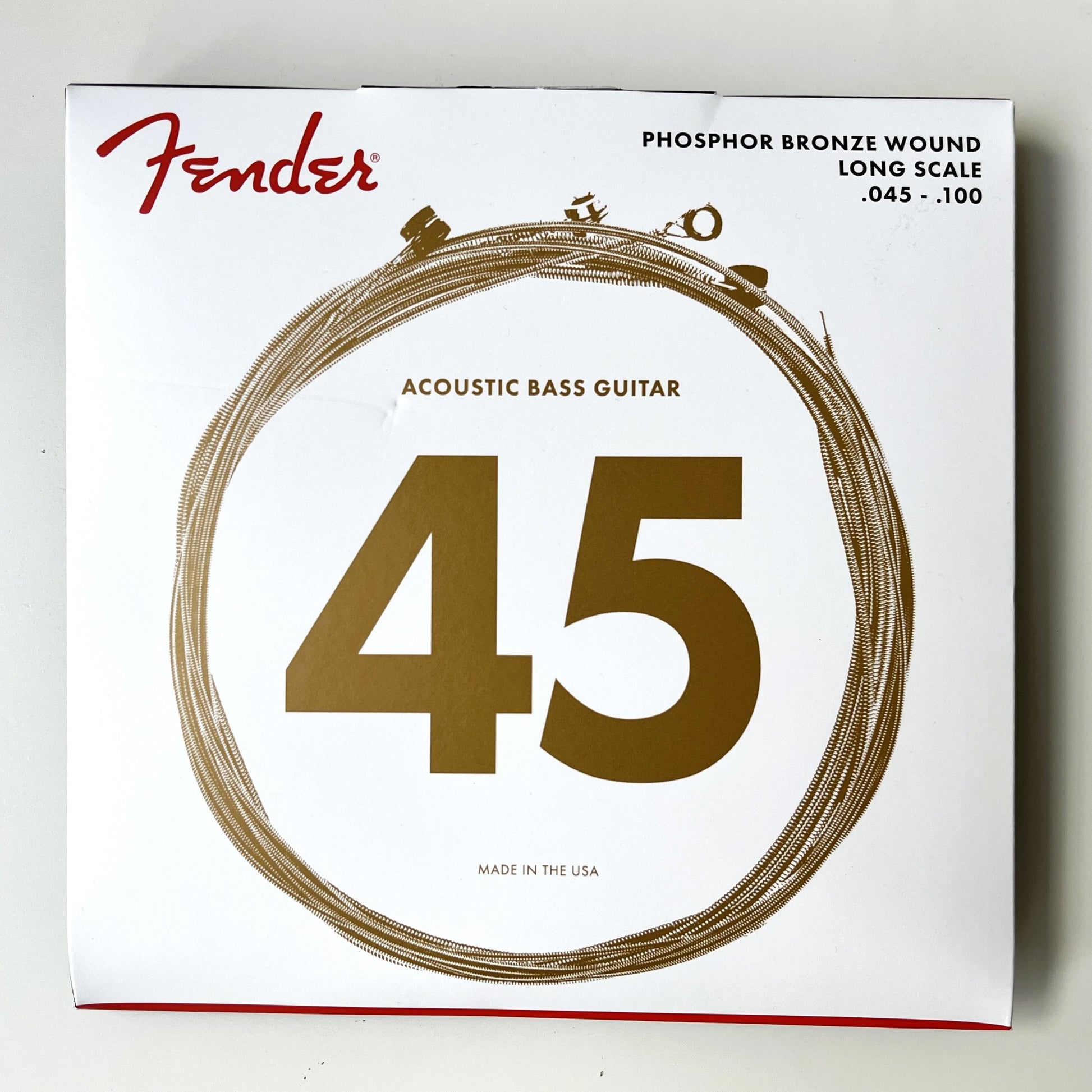 fender acoustic bass strings phosphor bronze 45-100