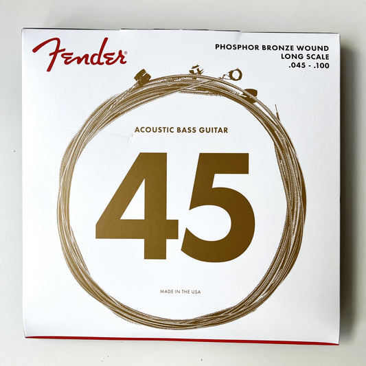 fender acoustic bass strings phosphor bronze 45-100