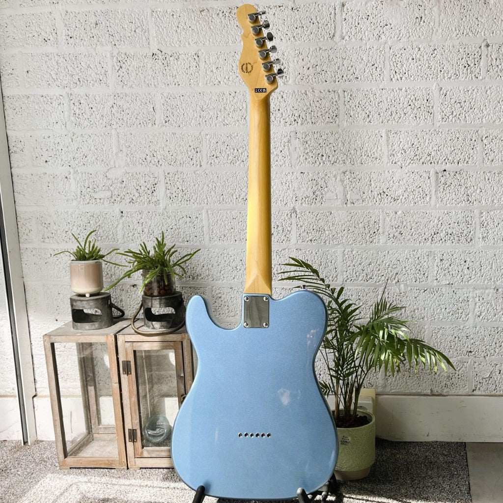 gl tribute asat classic bluesboy electric guitar lake placid blue back view