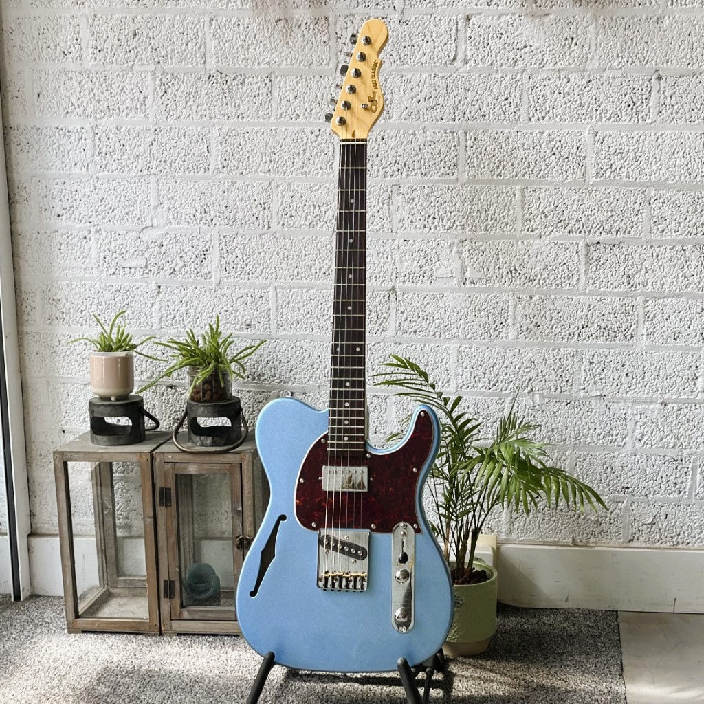 gl tribute asat classic bluesboy electric guitar lake placid blue