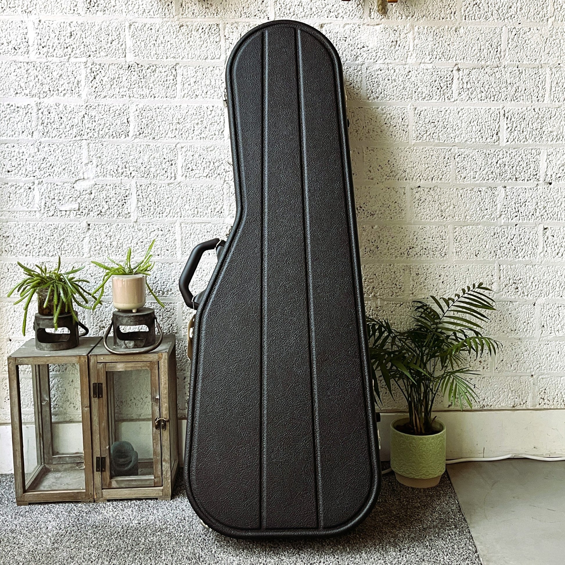 hiscox liteflite std-ef electric guitar hard case black