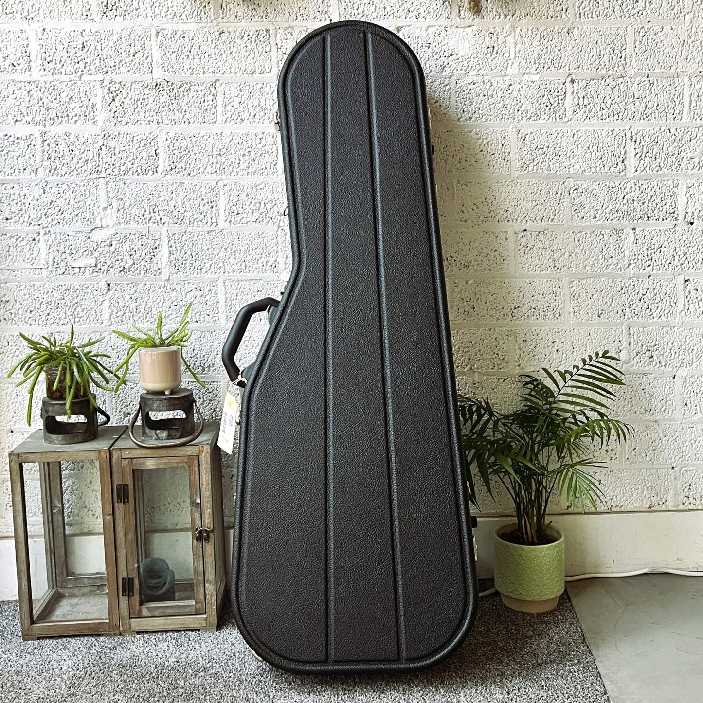 hiscox liteflite std-ejag offset guitar hard case black