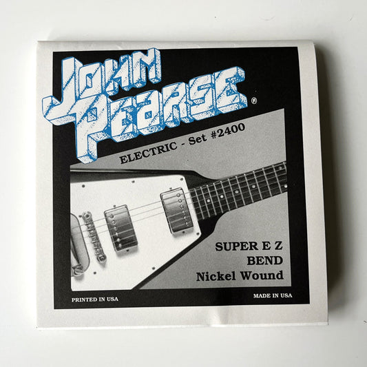 john pearse 2400 electric guitar strings 09-42