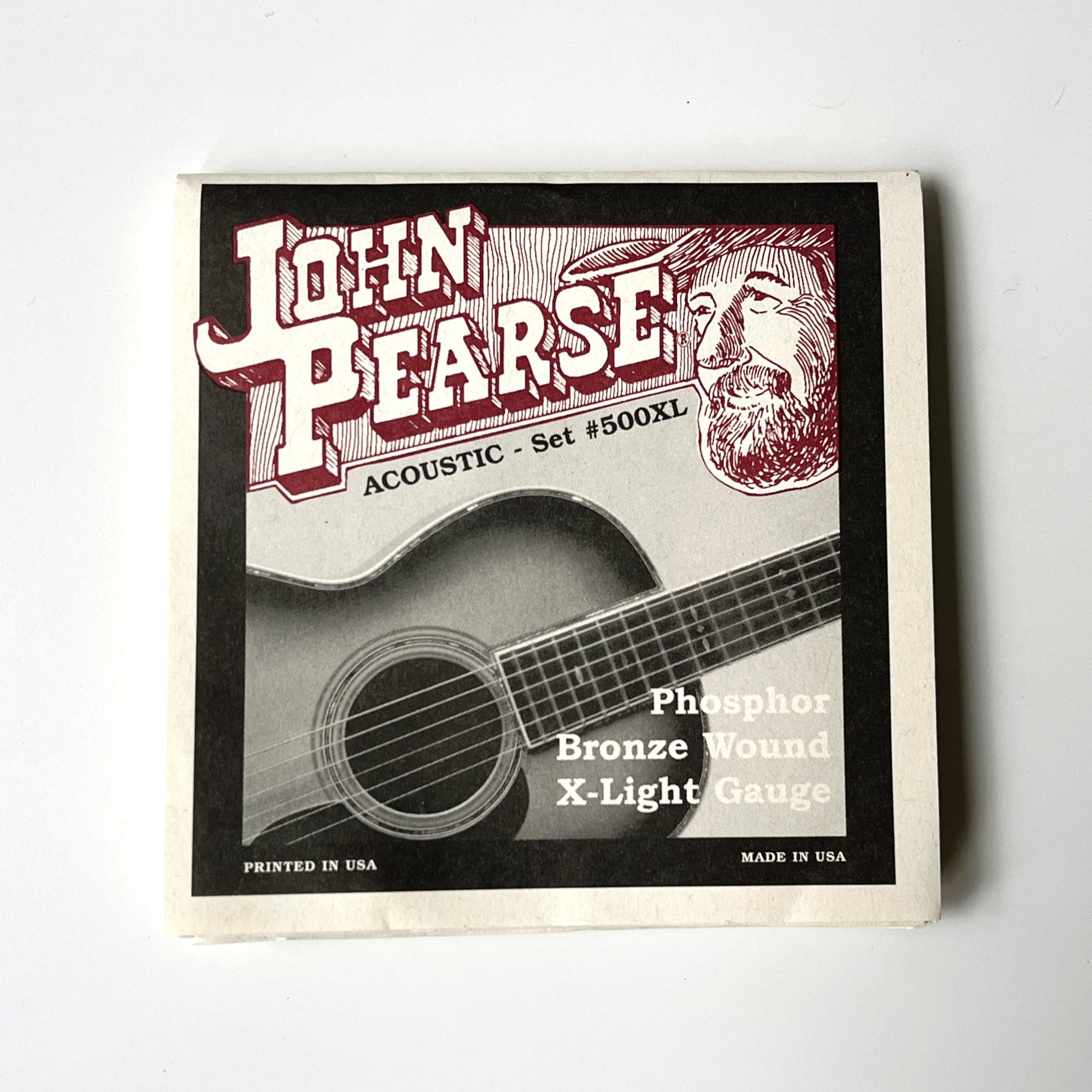 john pearse 500xl acoustic guitar strings 10-47