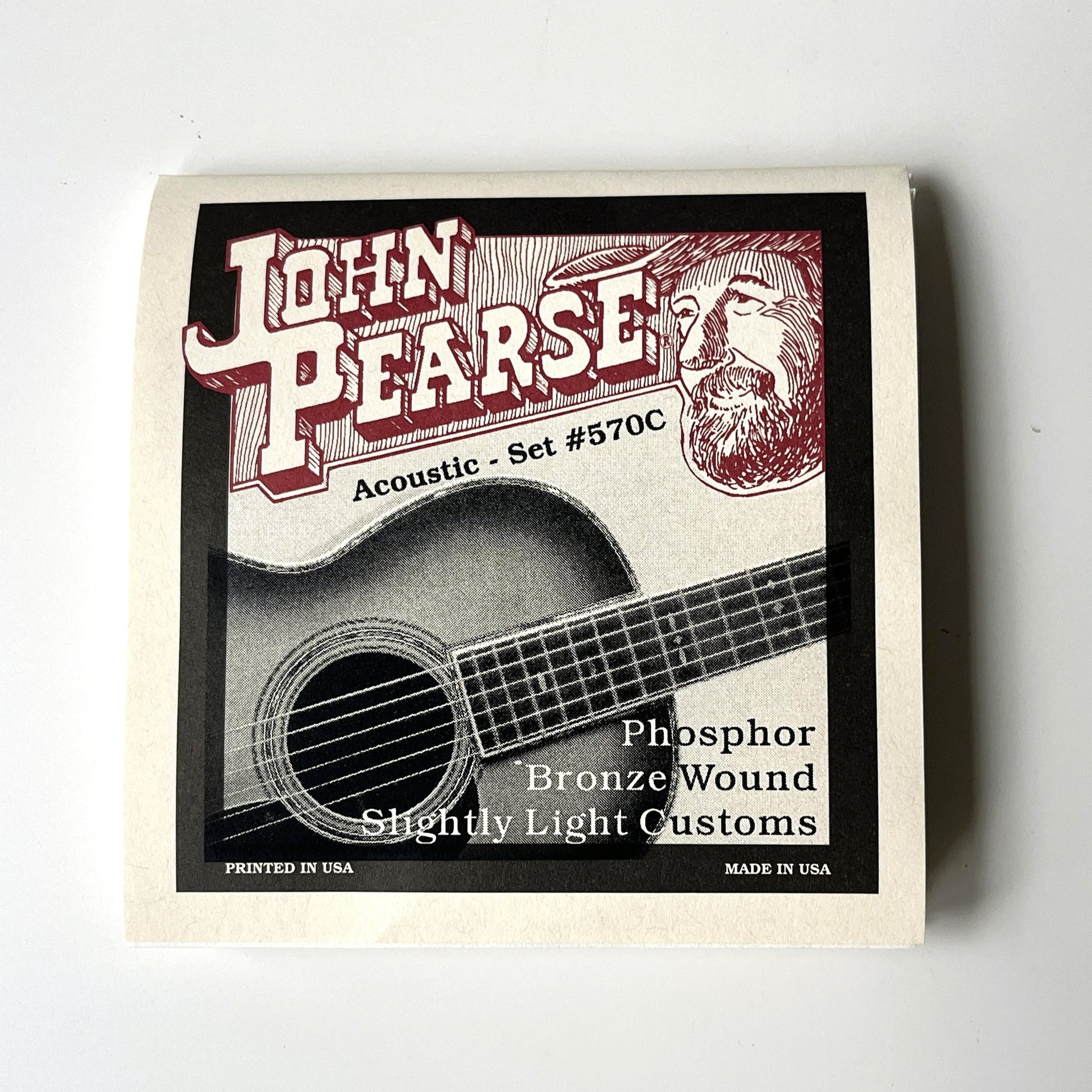john pearse 570c acoustic guitar strings 11-52