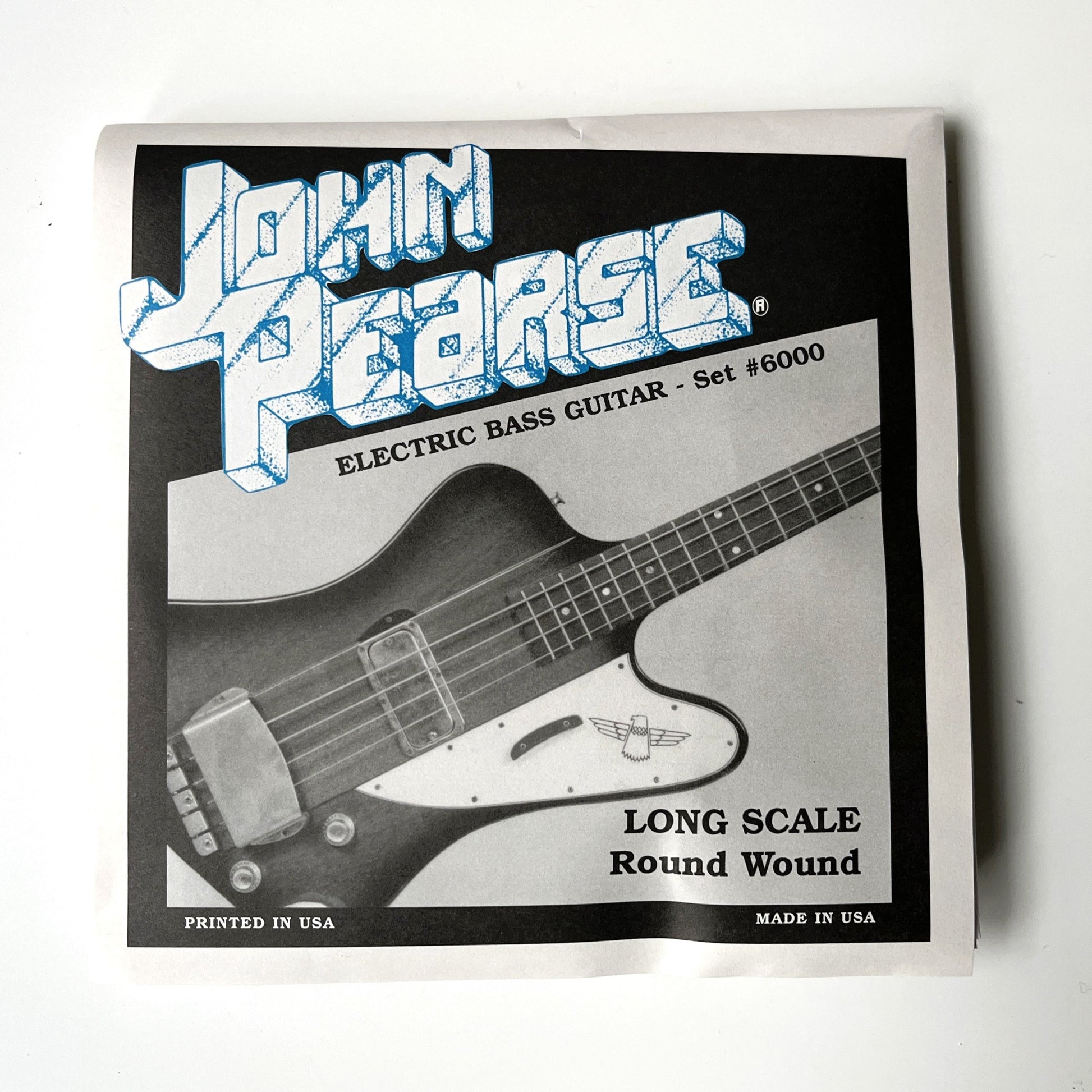 john pearse 6000 electric bass strings 45-100