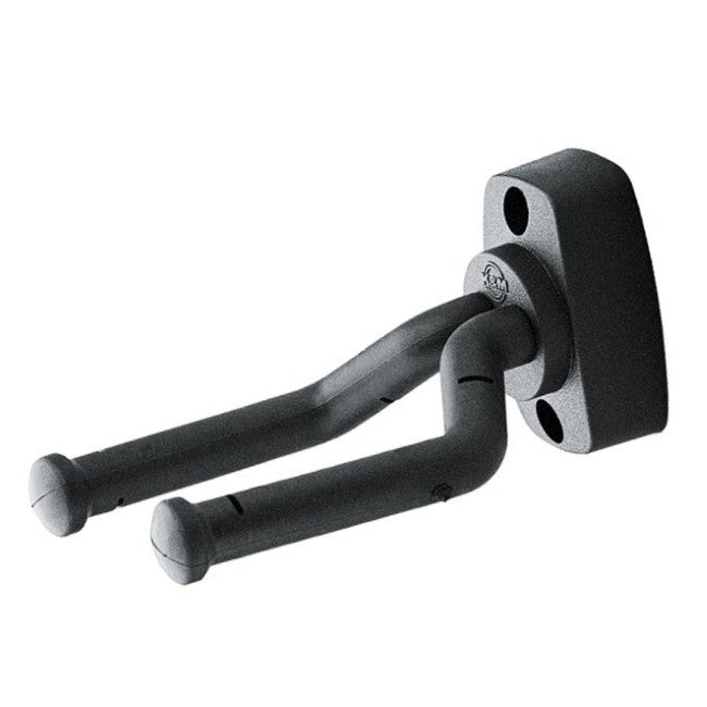 km 16280 guitar wall mount hook black