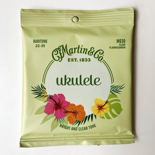 martin m630 ukulele strings fluorocarbon baritone