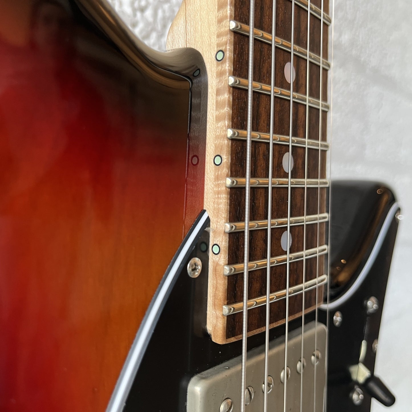 oopegg trailbreaker mk1 3-tone sunburst fretboard