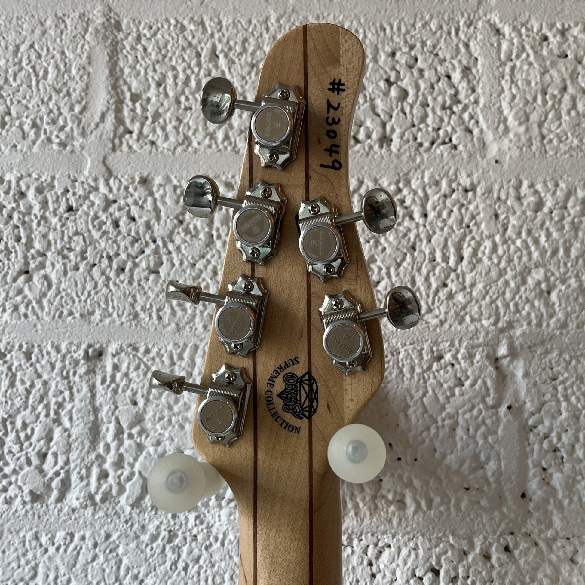 oopegg trailbreaker mk1 vintage natural headstock back view