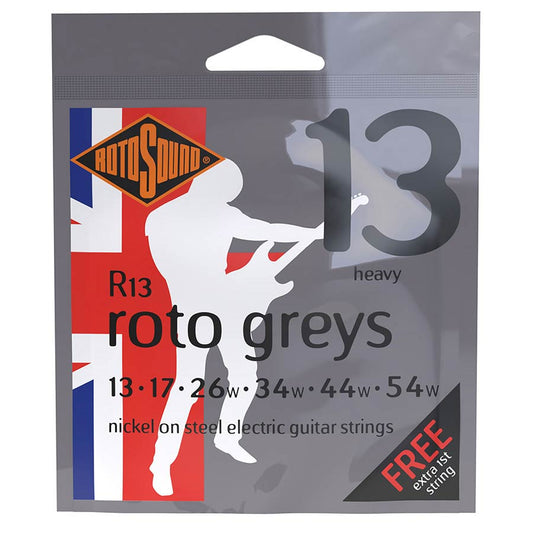 rotosound r13 nickel wound electric guitar strings 13-54