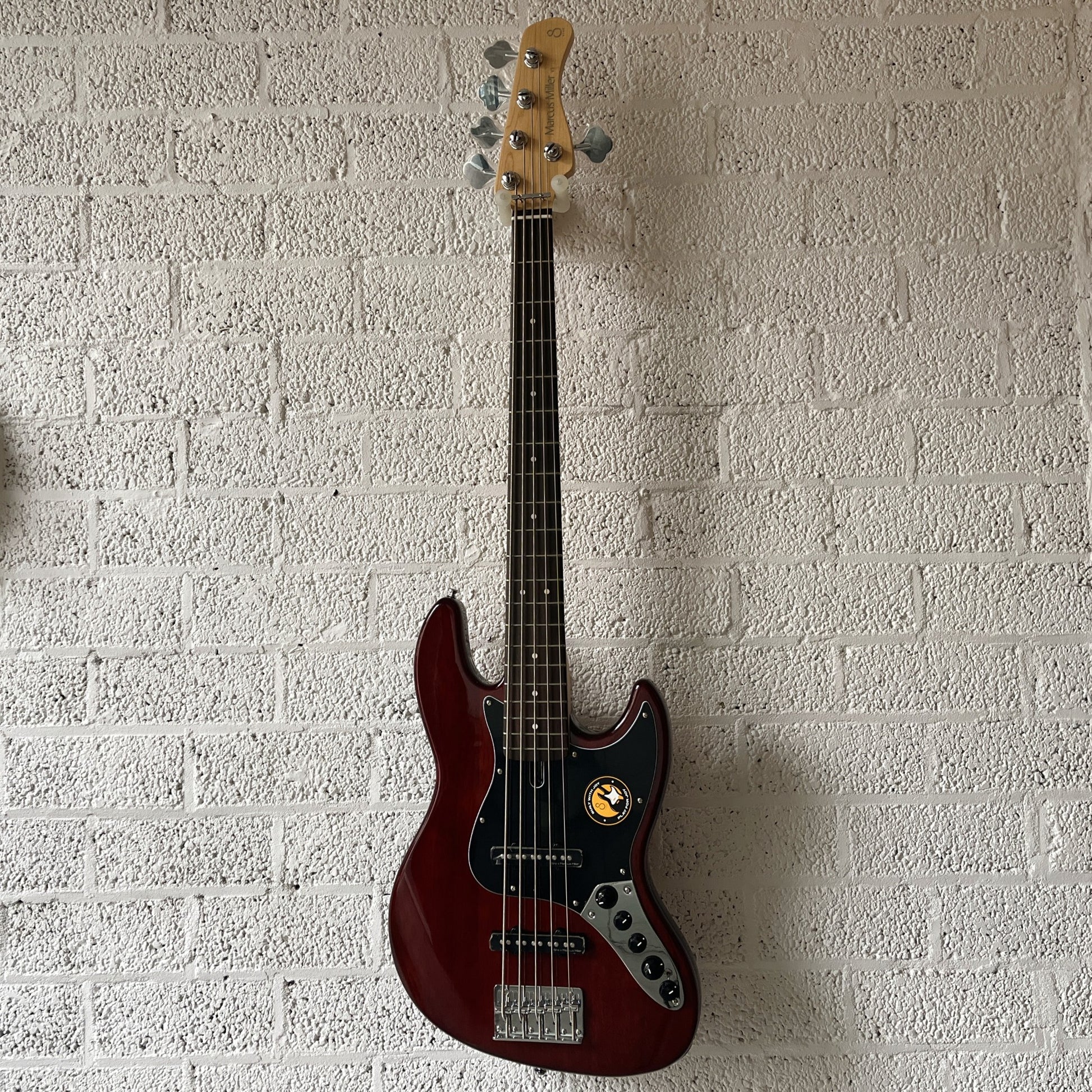 sire marcus miller v3+5 5-string mahogany electric bass