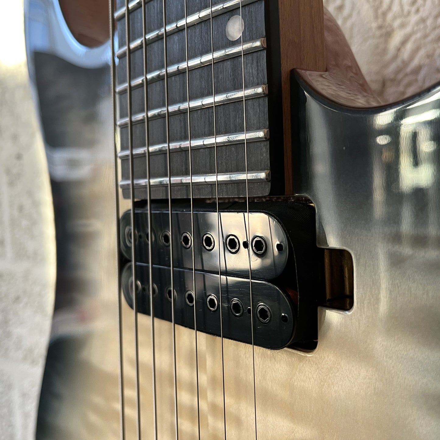 spira s507 qgy-e 7-string trans gray electric guitar pickup