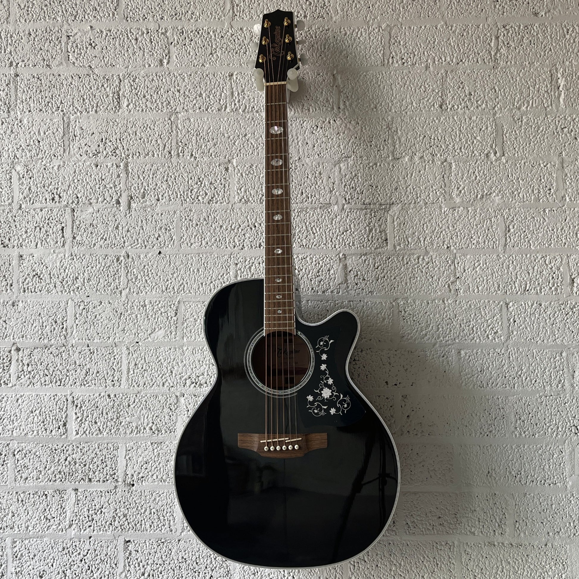 takamine gn75ce electro acoustic guitar transparent black