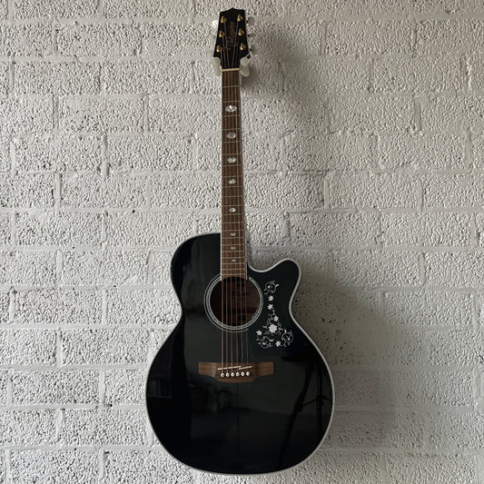 takamine gn75ce electro acoustic guitar transparent black