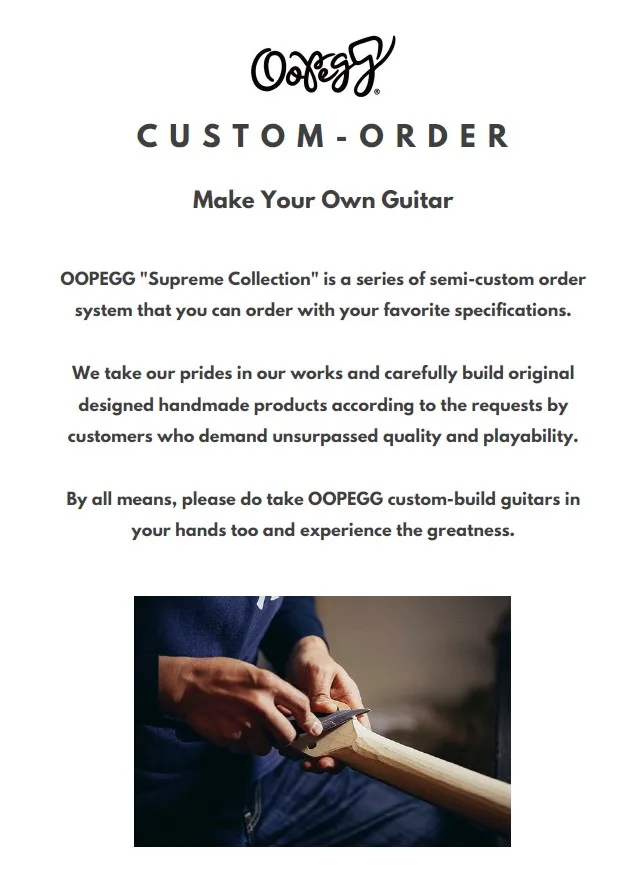 Make your own Oopegg guitar!
