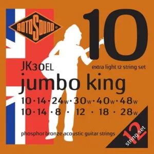 Rotosound Jumbo King JK30EL string set acoustic 10-48