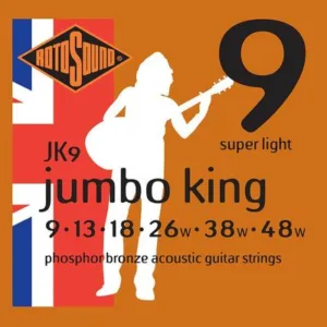 Rotosound Jumbo King JK9 string set acoustic 9-48