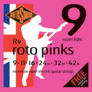 Rotosound Roto R9 string set electric 9-42