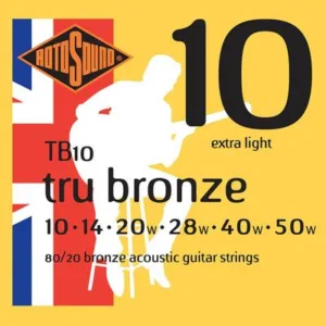 Rotosound Tru Bronze TB10 string set acoustic 10-50